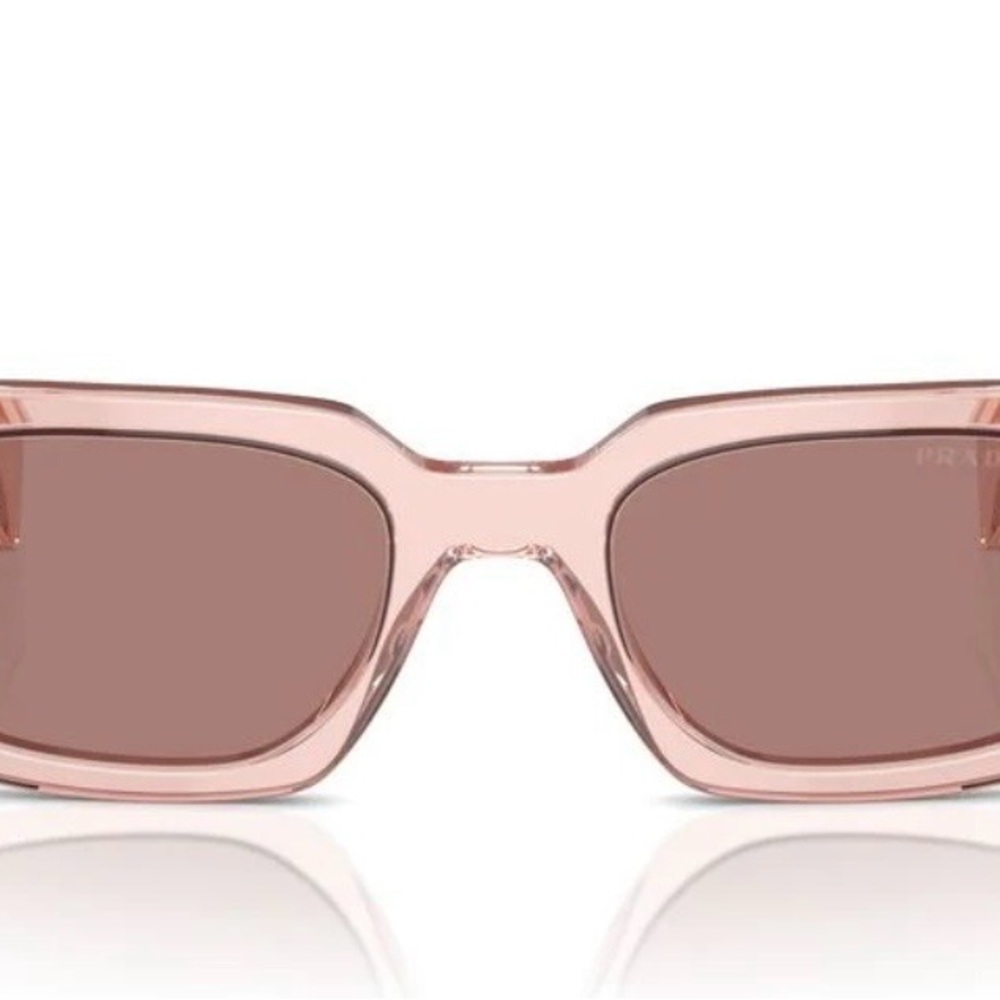 Prada Blush Rectangular Sunglasses - image 3